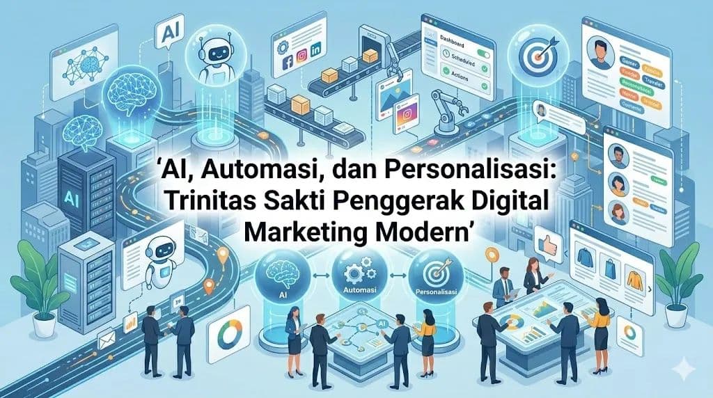 AI, Automasi, dan Personalisasi: Trinitas Sakti Penggerak Digital Marketing Modern