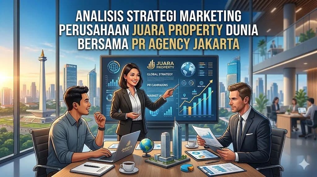 Analisis Strategi Marketing Perusahaan Juara Property Dunia Bersama PR Agency Jakarta