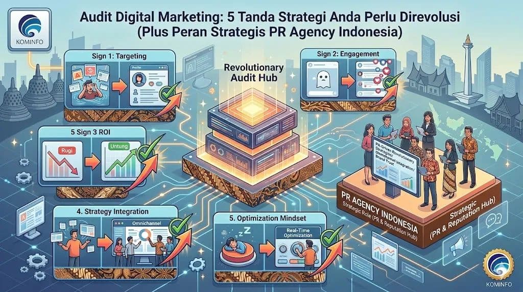 Audit Digital Marketing: 5 Tanda Strategi Anda Perlu Direvolusi (Plus Peran Strategis PR Agency Indonesia)