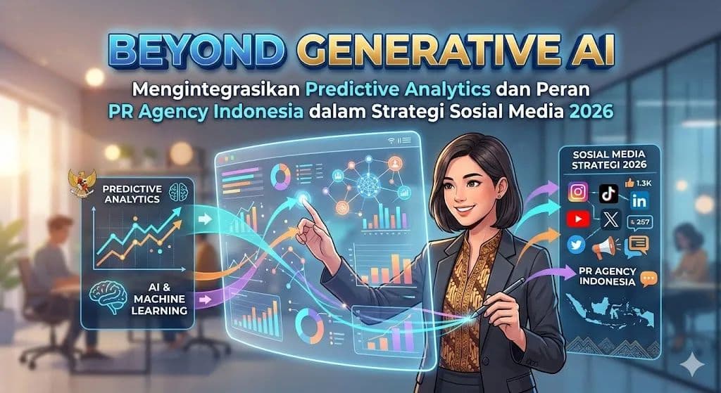 Beyond Generative AI: Mengintegrasikan Predictive Analytics dan Peran PR Agency Indonesia dalam Strategi Sosial Media 2026