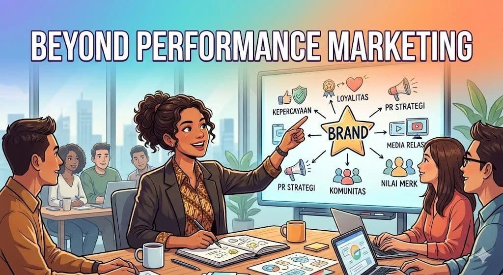 Beyond Performance Marketing: Membangun Brand Equity bersama PR Agency Indonesia di Pasar yang Terfragmentasi