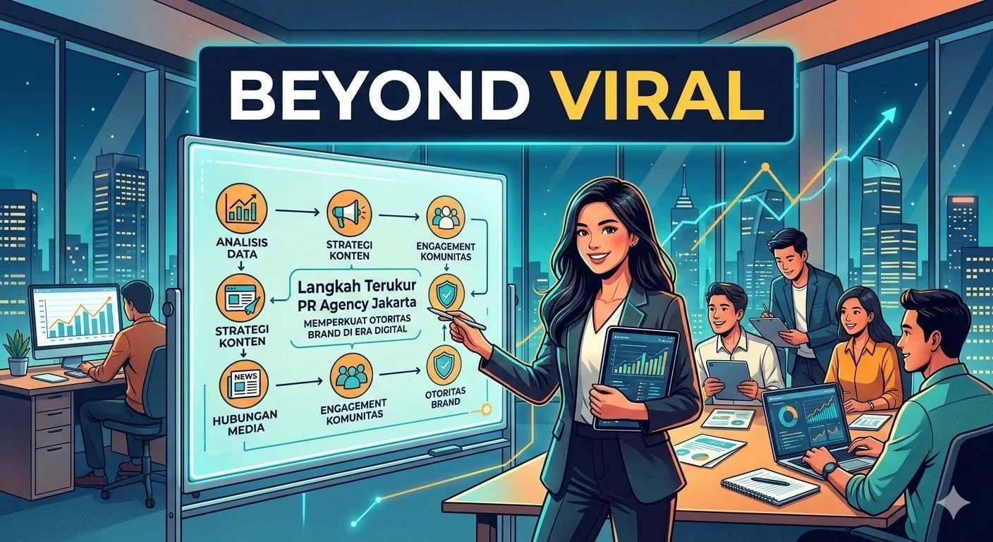 Beyond Viral: Langkah Terukur PR Agency Jakarta dalam Memperkuat Otoritas Brand di Era Digital