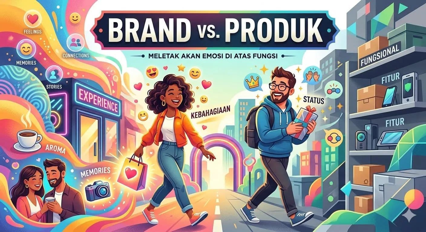 Brand vs. Produk: Mengapa Orang Beli Emosi, Bukan Barang?
