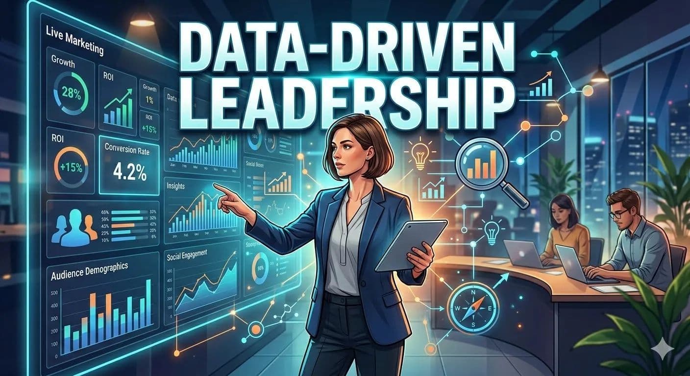 Data-Driven Leadership: Kunci Pengambilan Keputusan Digital yang Lebih Cerdas untuk Manajer Marketing
