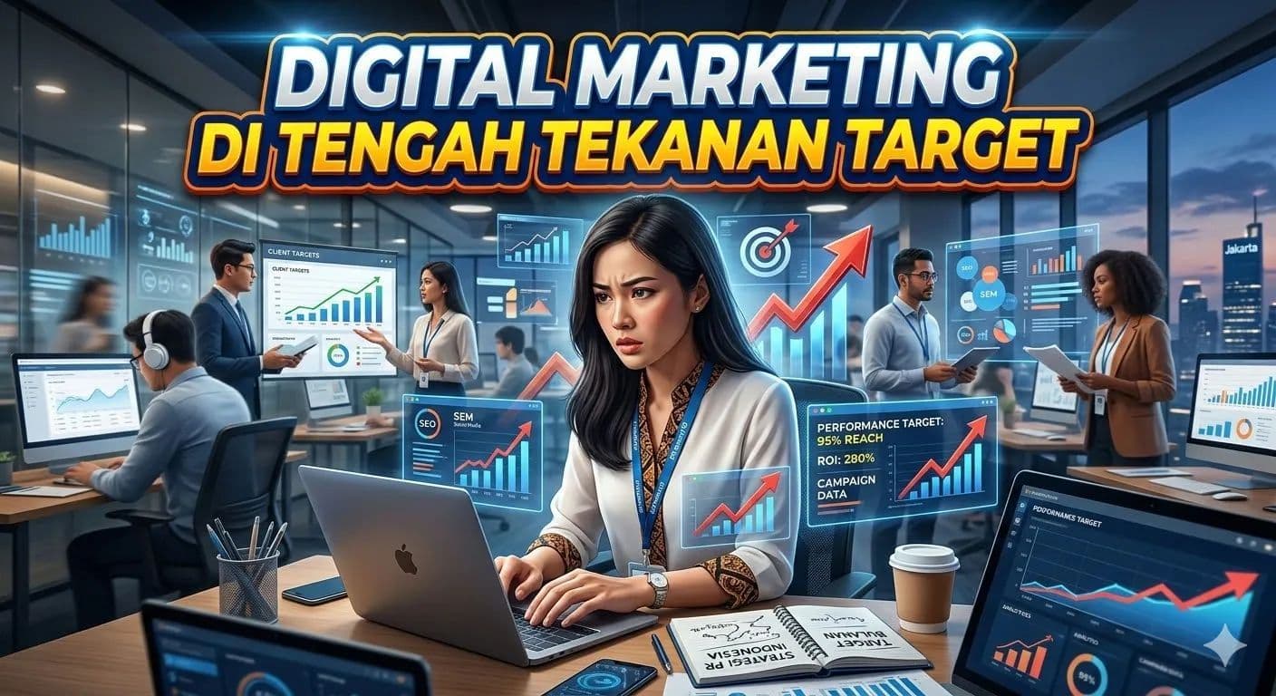 Digital Marketing di Tengah Tekanan Target: Bagaimana PR Agency Indonesia Menyiasatinya