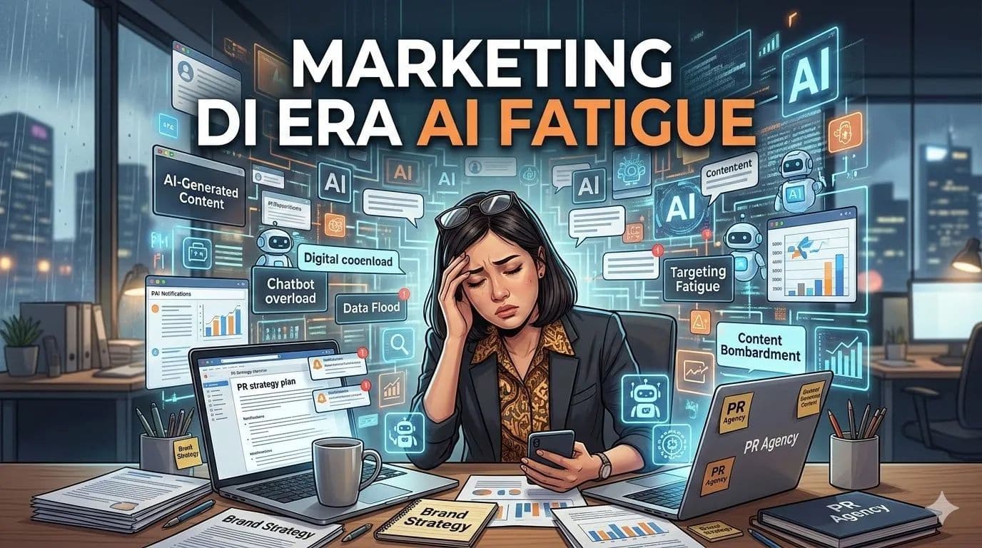 Marketing di Era AI Fatigue: Tantangan Baru bagi Brand dan PR Agency Indonesia