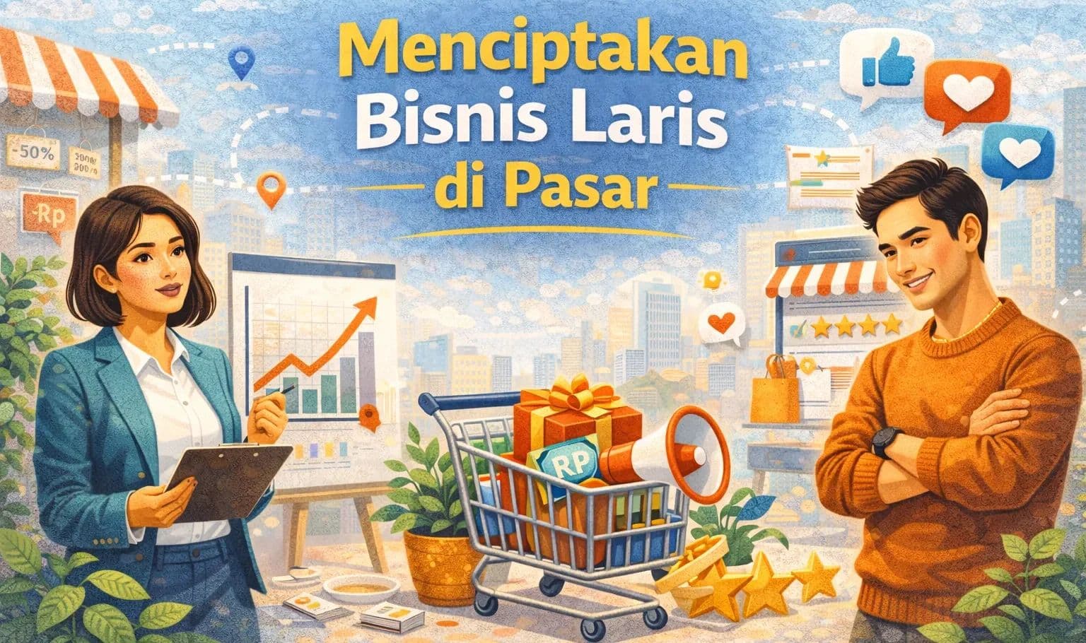 Menciptakan Sebuah Bisnis Tanpa Susah Payah Menjual Tapi Laris di Pasar
