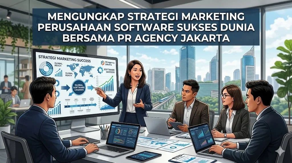 Mengungkap Strategi Marketing Perusahaan Software Sukses Dunia Bersama PR Agency Jakarta
