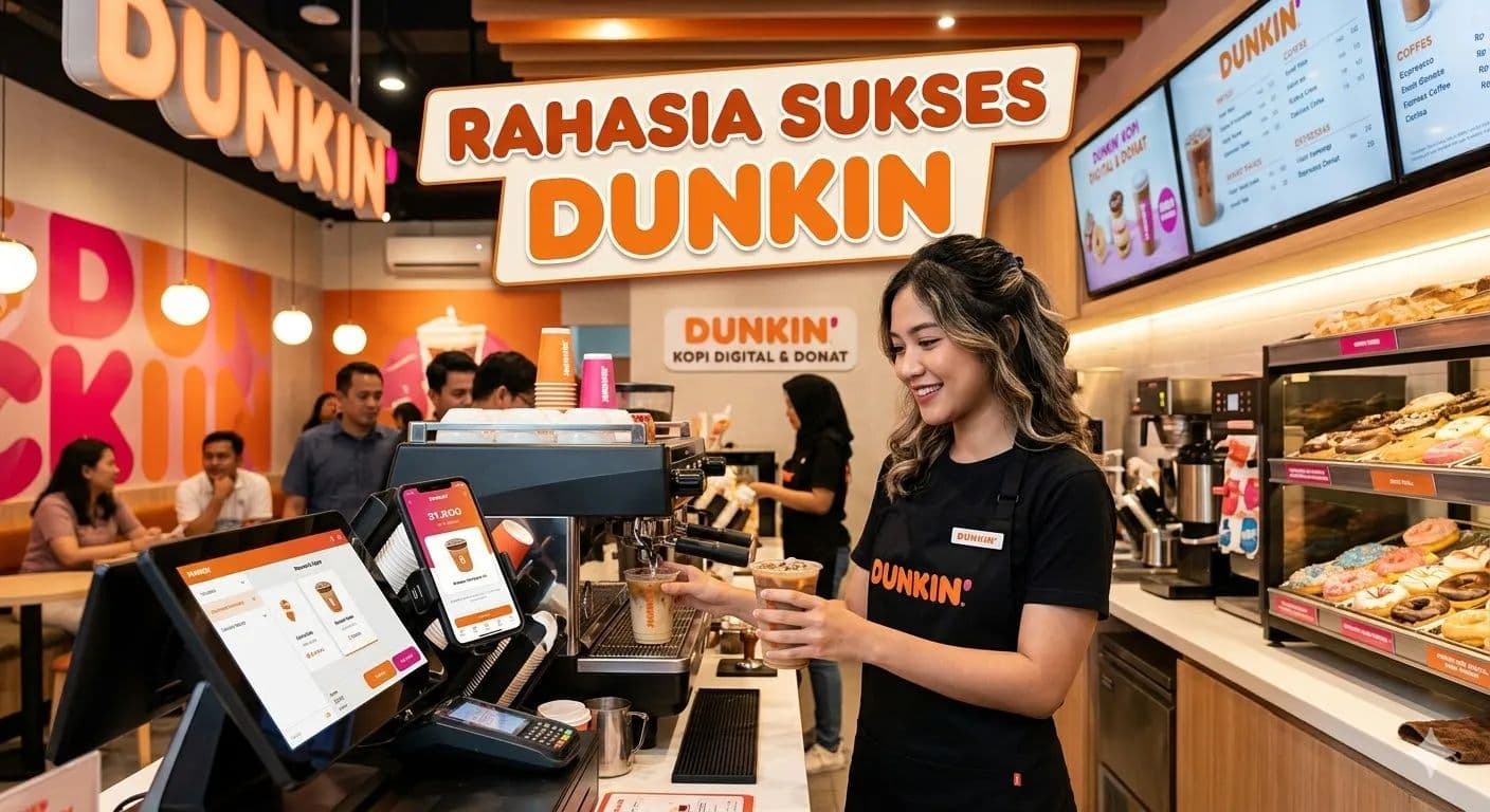 Rahasia Sukses Dunkin : Dari Donat Jadul ke Brand Kopi Digital yang Kekinian