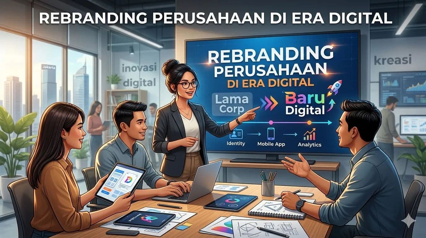 Rebranding Perusahaan di Era Digital: Menyegarkan Identitas untuk Tetap Relevan di Tengah Perubahan
