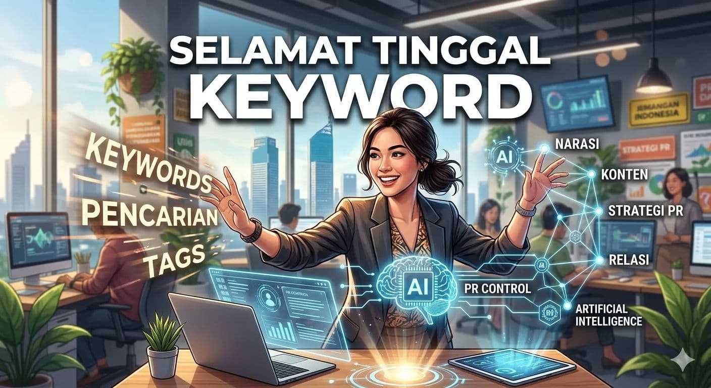Selamat Tinggal Keyword: Mengapa PR Agency Indonesia Kini Memegang Kendali Atas Algoritma AI