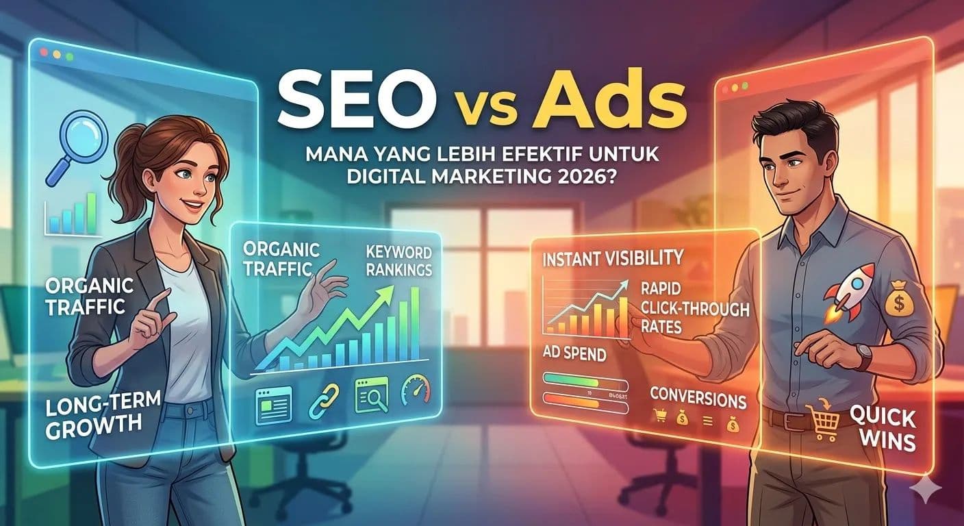 SEO vs Ads: Mana yang Lebih Efektif untuk Digital Marketing 2026?