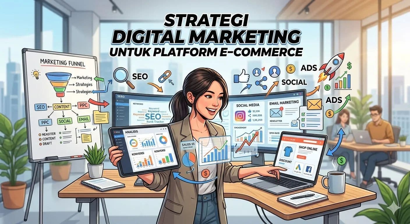 Strategi Digital Marketing untuk Platform E-Commerce