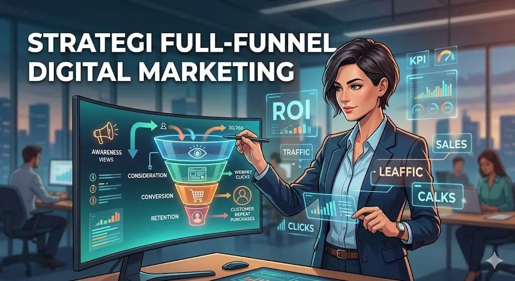 Strategi Full-Funnel Digital Marketing: Mengoptimalkan ROI untuk Manajer Modern