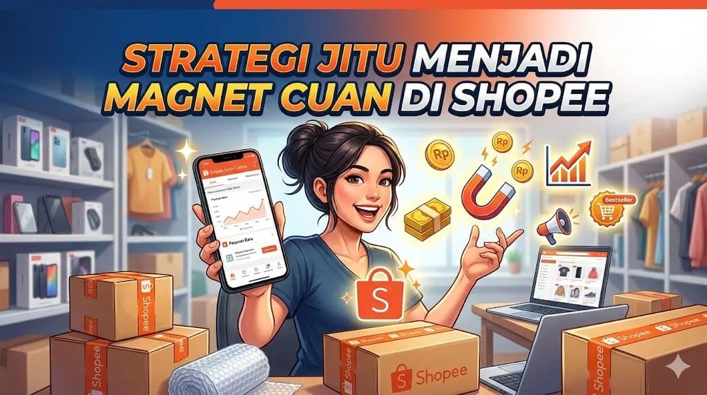 Strategi Jitu Menjadi Magnet Cuan di Shopee