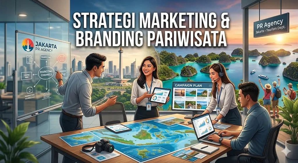 Strategi Marketing & Branding Pariwisata: Rahasia Kunjungan Meningkat & Stabil Bersama PR Agency Jakarta