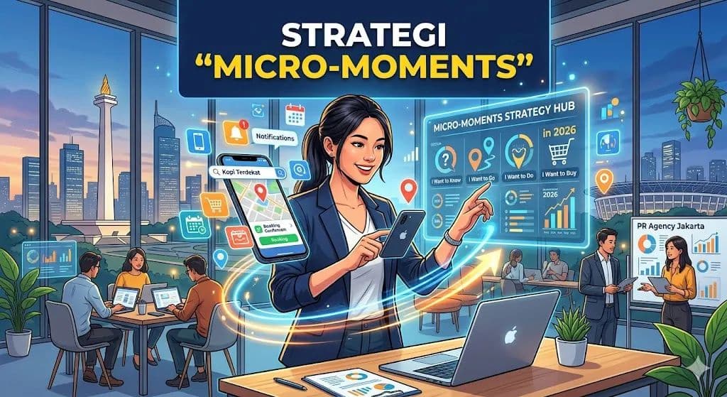 Strategi “Micro-Moments”: Senjata Rahasia Startup & Peran Strategis PR Agency Jakarta di 2026