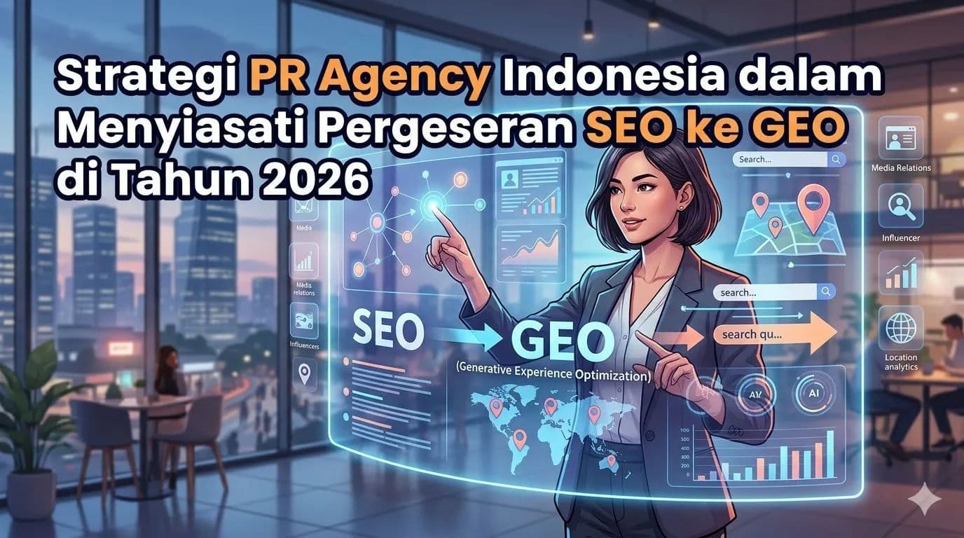 Strategi PR Agency Indonesia dalam Menyiasati Pergeseran SEO ke GEO di Tahun 2026