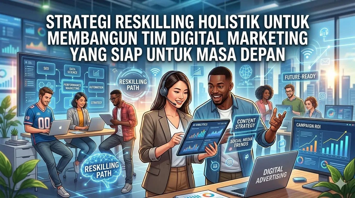 Strategi Reskilling Holistik untuk Membangun Tim Digital Marketing yang Siap untuk Masa Depan