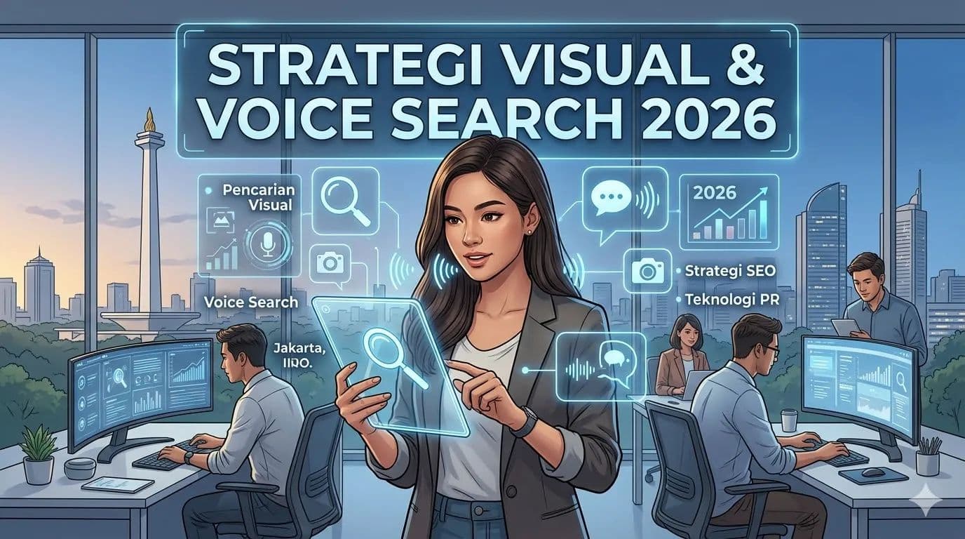 Strategi Visual & Voice Search 2026: Mengapa Anda Butuh PR Agency Jakarta yang Melek Teknologi?