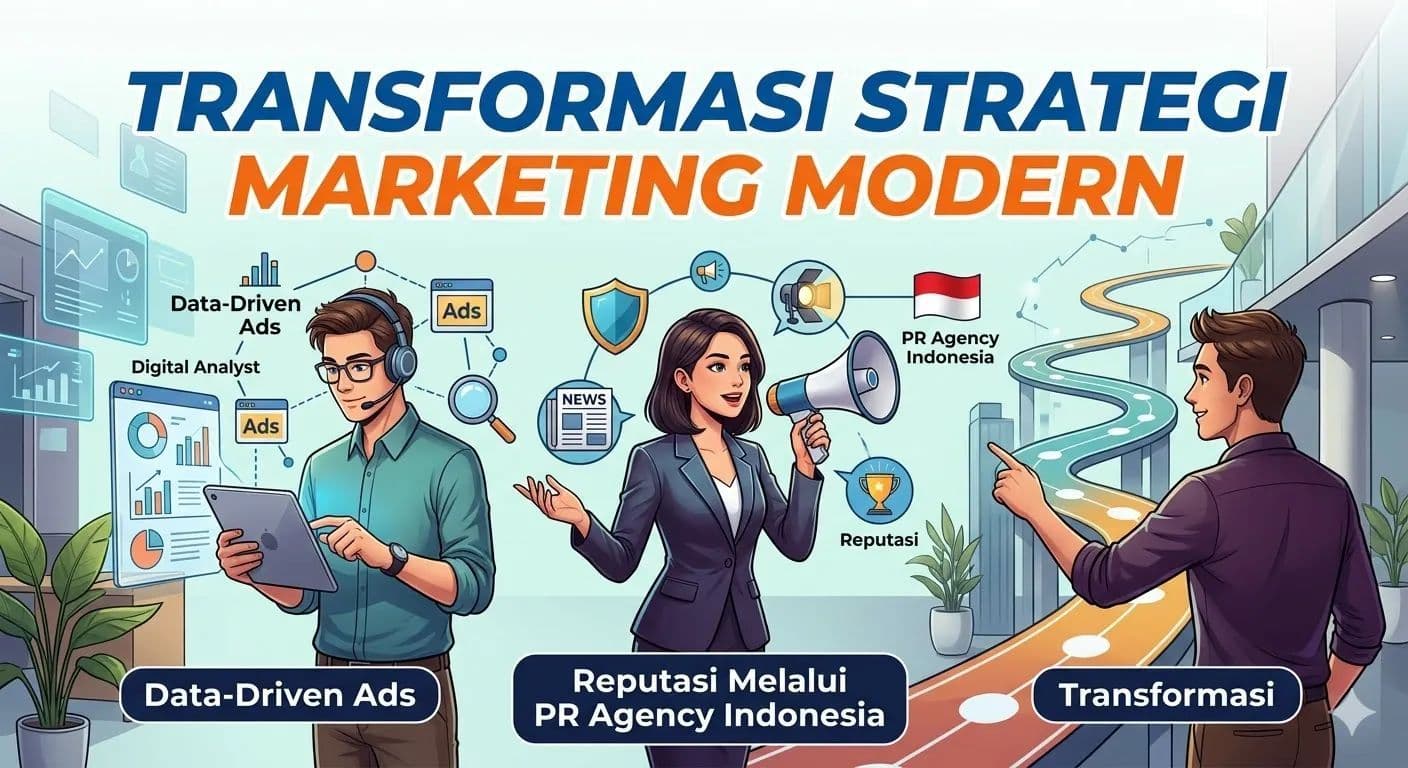 Transformasi Strategi Marketing Modern: Sinergi Data-Driven Ads dan Reputasi Melalui PR Agency Indonesia